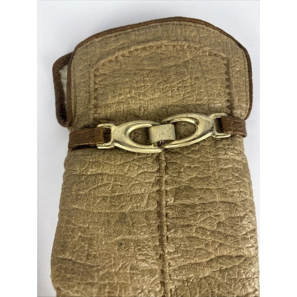 VTG Aris Snuggler Gloves Size R Tan Thick Liner Warm